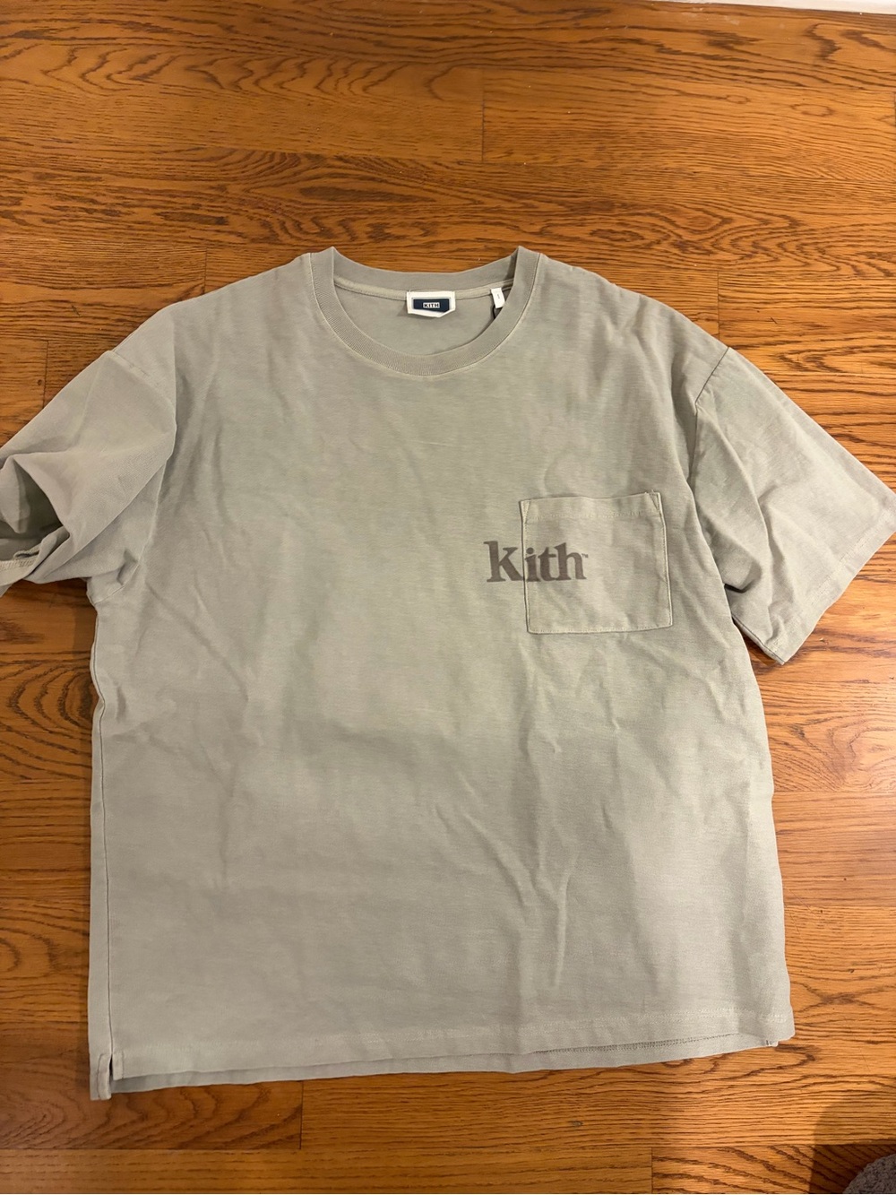 Kith Short Sleeve Pocket Tee in Sage Green
